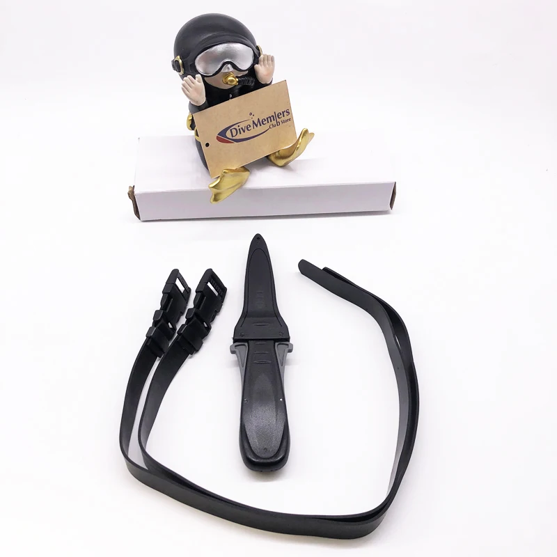 420ss Spearfishing Knife With Free Rubber Straps Dive Tool Fishing Cut