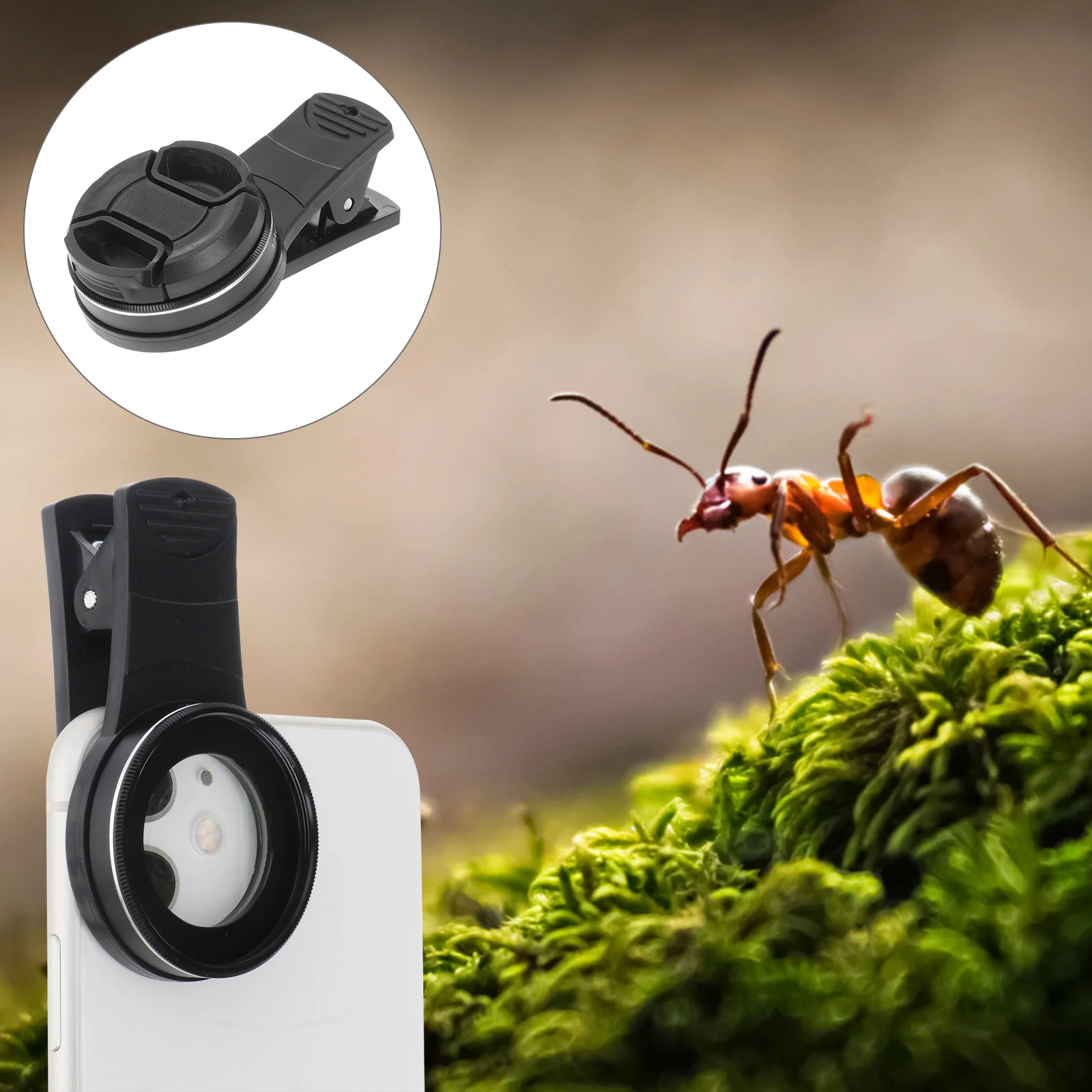 Obiettivo Telefono Macro Fotocamera 15X Clip Universale Cellulari Cellulari Cellulari 4K Telefonos Smart Fone Le Cellulare Eye