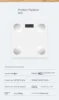 Household intelligent body fat scale high-precision Bluetooth electronic scale human body scale small and rechargeable 6