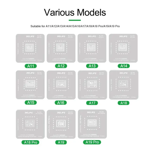 هولدر شبلنة معالجات الأيفون RELIFE RL-601MA (من A11 إلى A19 Pro) 4