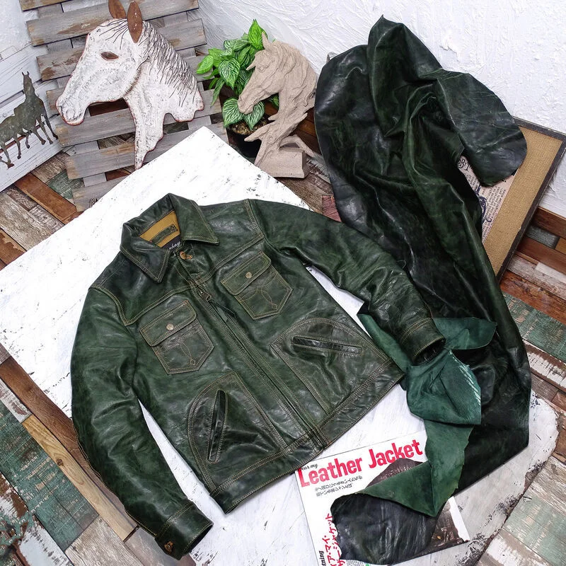 

Мужская куртка из натуральной кожи с мехом 100% [скидка 30%, ограниченное количество 20 штук] зеленая пони Маверик одиночный герой пьяная косметичка на молнии