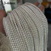 Natural Freshwater Pearl Beads High Quality Rice Shape Punch Loose Beads For DIY Necklace Bracelet Jewelry Making 2-2.5mm 4