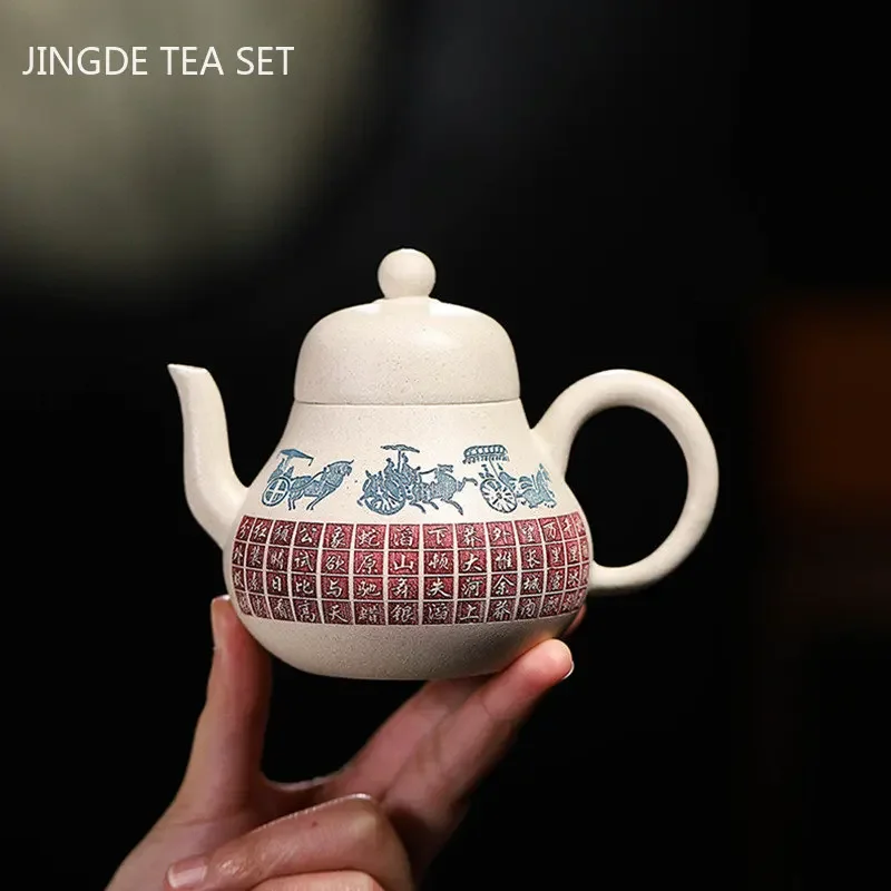 

200ml Creativity Yixing Purple Clay Tea Pot Handmade Beauty Filter Teapot Authentic Section Mud Kettle Chinese Zisha Tea Infuser