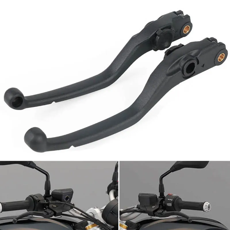 1/2 Pz Leva Freno Leva Frizione Per Bmw R1200 R1250 Gs/R/Rs/Rt Adv K1600 Gt/Gtl Nero Moto Maniglie Di Controllo Anteriore