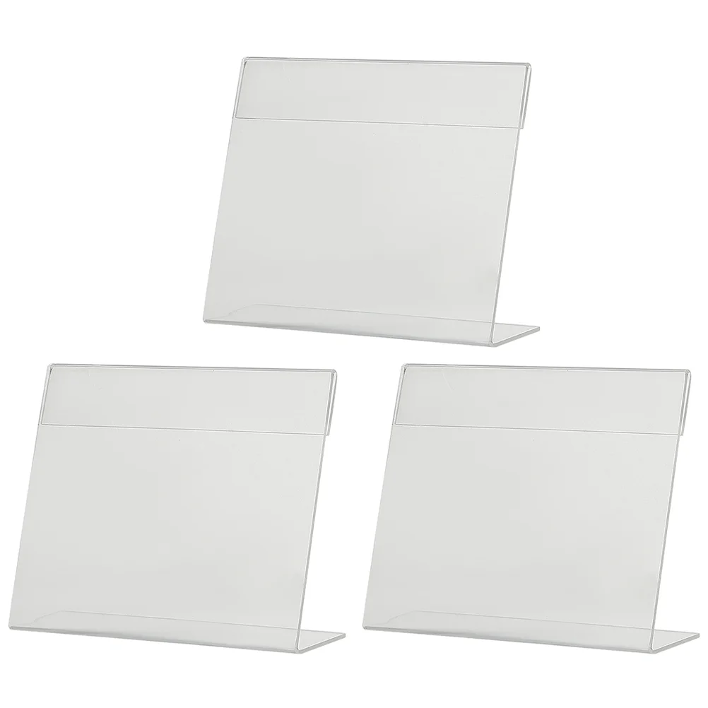 3-Pcs-Price-OEM-Stand-alone-Tag-Holders-Label-Rack-Table-Food-Acrylic ...
