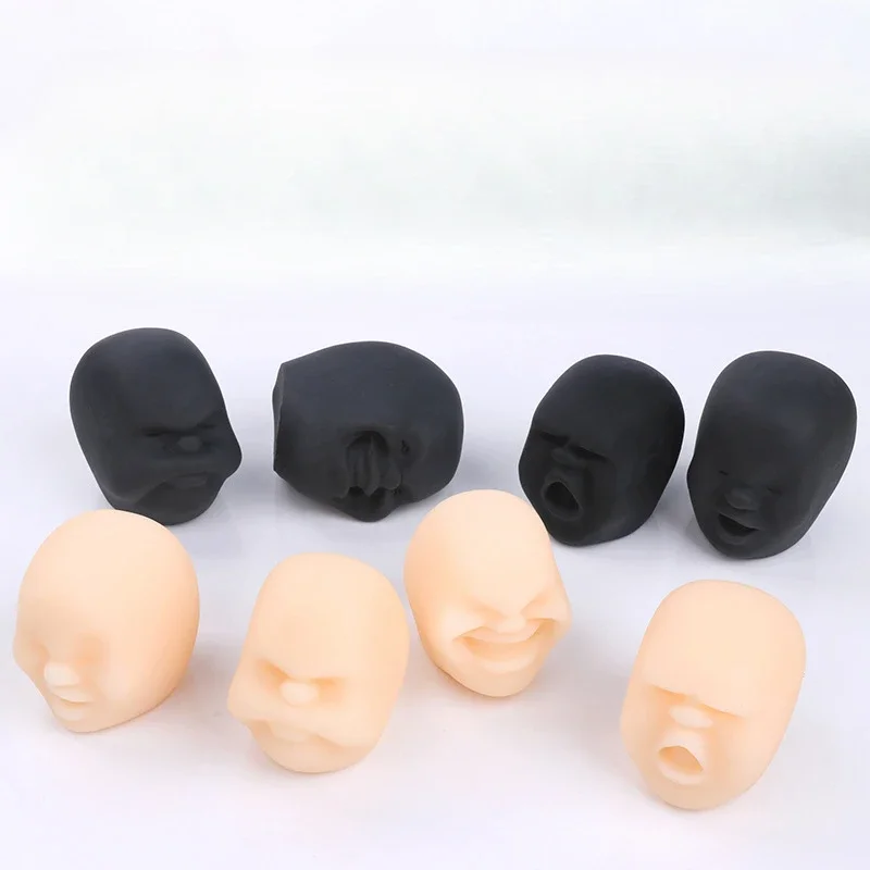 

Creative Cartoon Figurine Pinching Toy Novelty Gag Stress Relief Toys Different Expressions Hobby Collectibles Exclusive Design