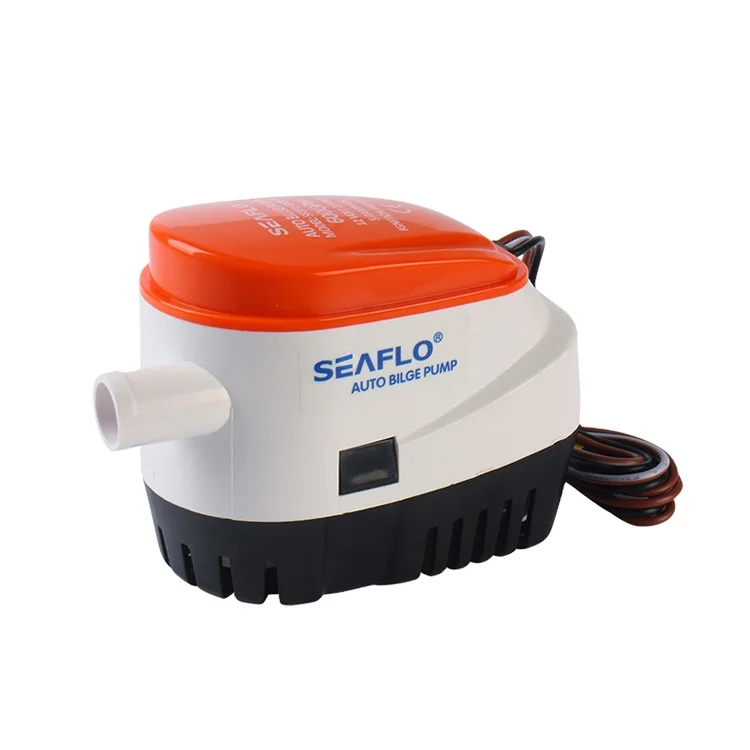 SEAFLO 12V 750GPH Auto Marine Bilge Pumps Sea Water DC Submersible Water Pump For Boats boat 500gph 750gph 1100gph bilge electric water pump 12v with float switch combination for seaplane motor homes houseboat