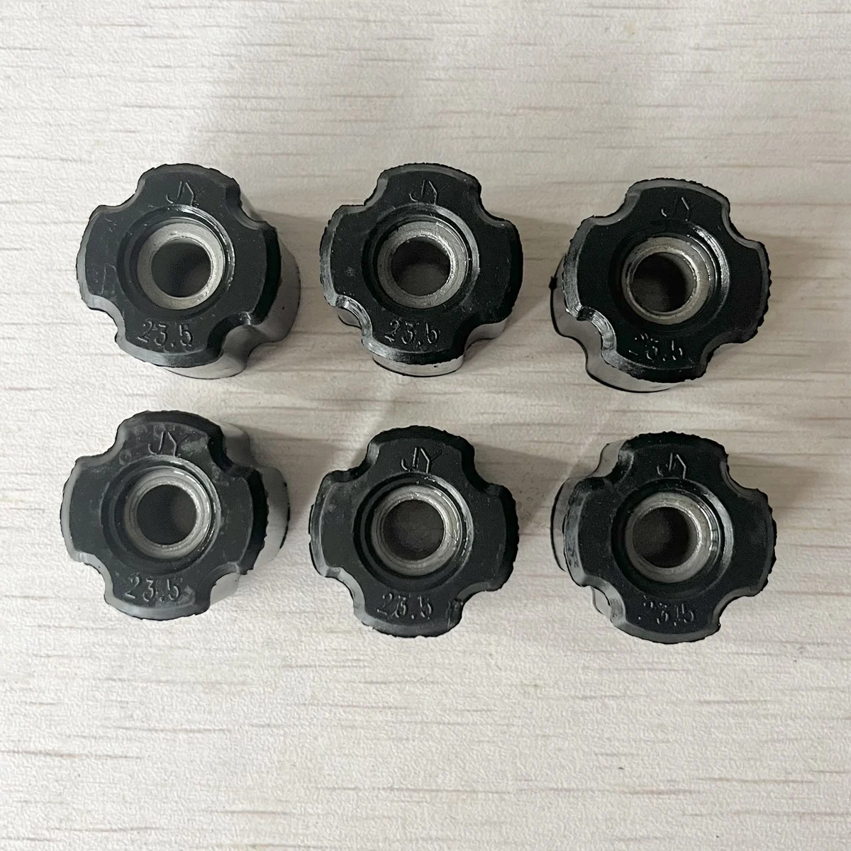 6PCS Brush Cutter Shaft Parts Bushing Oil Bearing 7MM/8MM For Grass Trimmer 26/28mm Tube Pipe Aluminum Tube Inside Replacement brush cutter accessories grass trimmer
