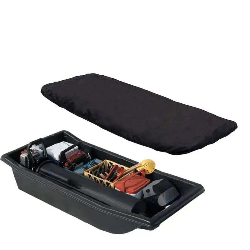 Sled Travel Cover Outdoor Ice Fishing Sled Shelter Cover Waterproof Hunting Travel Gear Protection With Elastic
