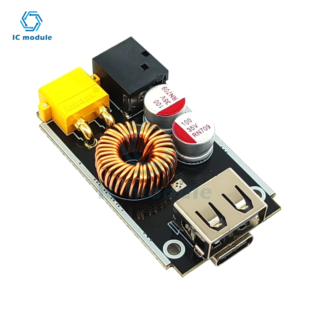 DC 9V-35V 65W full protocol mobile phone fast charging module charger module supports QC4.0 PD2.0/3.0/PPS
