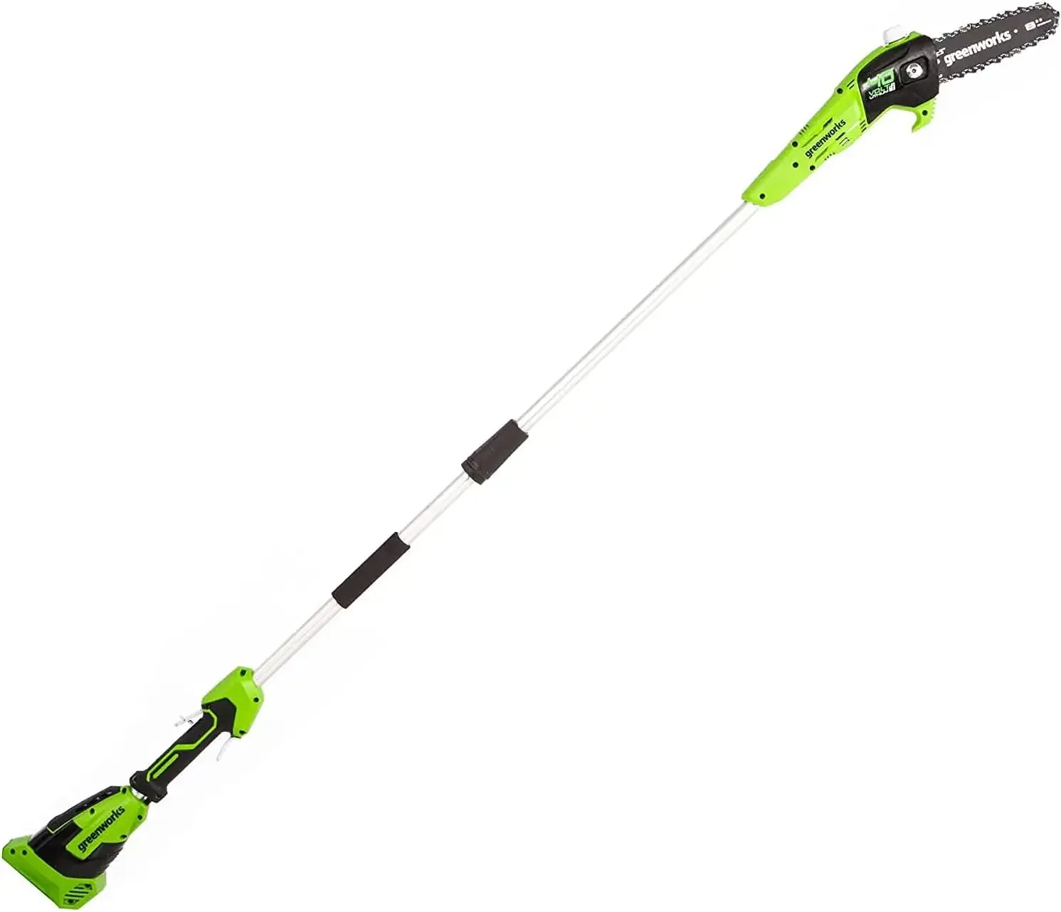 

8" Cordless Polesaw (Great For Pruning and Trimming Branches / 11 FT Reach / 60+ Compatible Tools), Tool Only