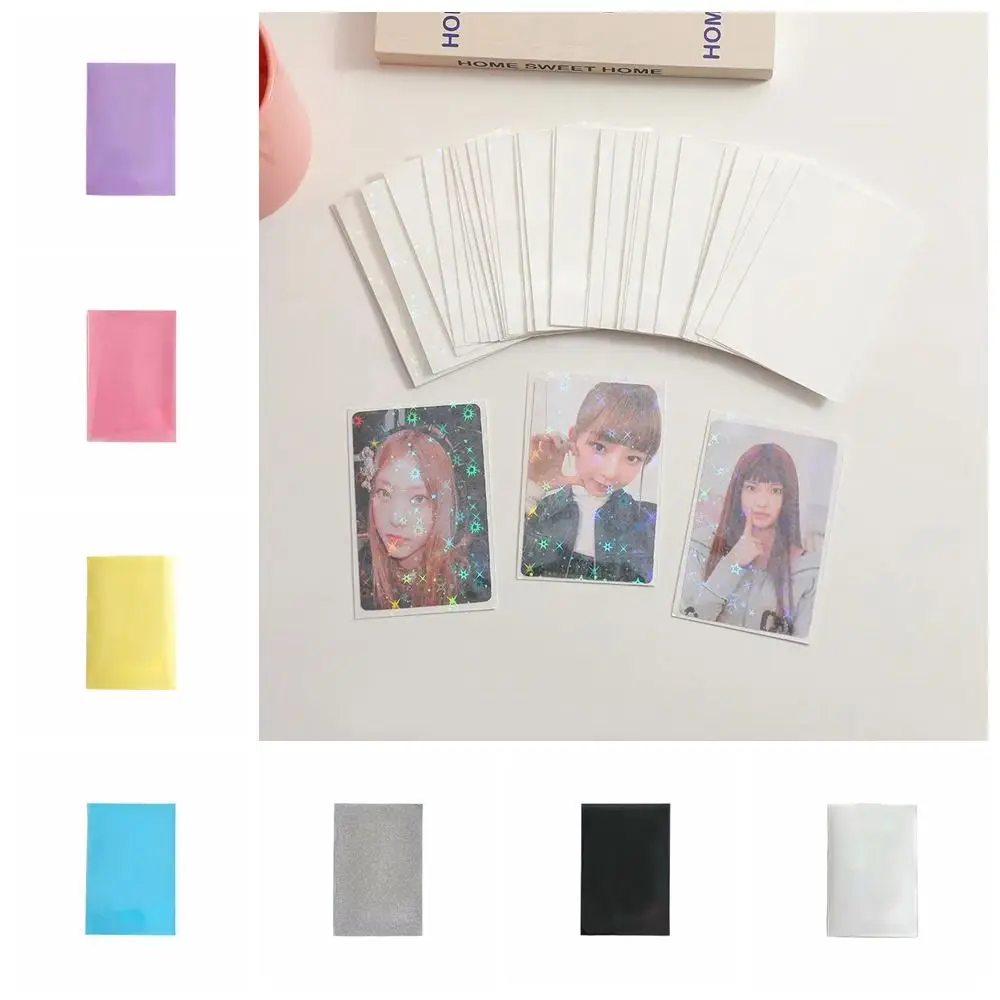Macaro Color 10pcs/pack Kpop Toploader Card Bag Photocard Sleeves Idol Photo Cards Protective Storage Bag 2