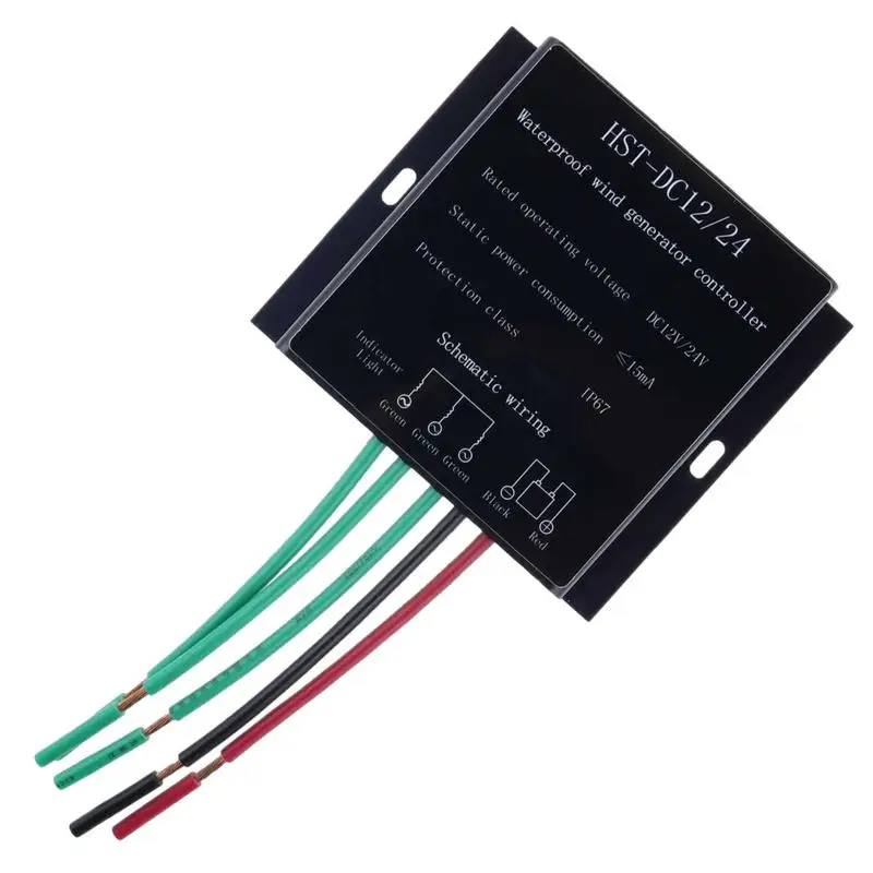 

Mini Wind Turbine Generator Controller Wind Turbine Charge Controller IP67 Waterproof 12V/24V 2000W Automatic Controller