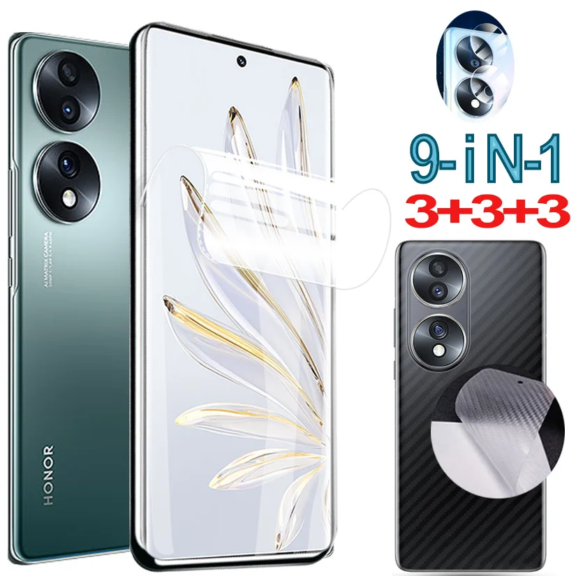 

Honor70 Hydrogel Film For Honor 70 Screen Protector Honor 70 Pro Plus Transparent Soft Protective Films Xonor 70 Honor70 Pro+ Back Film Camera Lens Protection Honor70 FNE-AN00 Not Glass