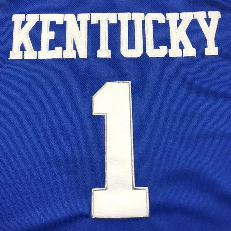 Basketball Jersey Men Oversize 1 Booker University Kentucky Embroidery Breathable Sportswear basketball jerseys