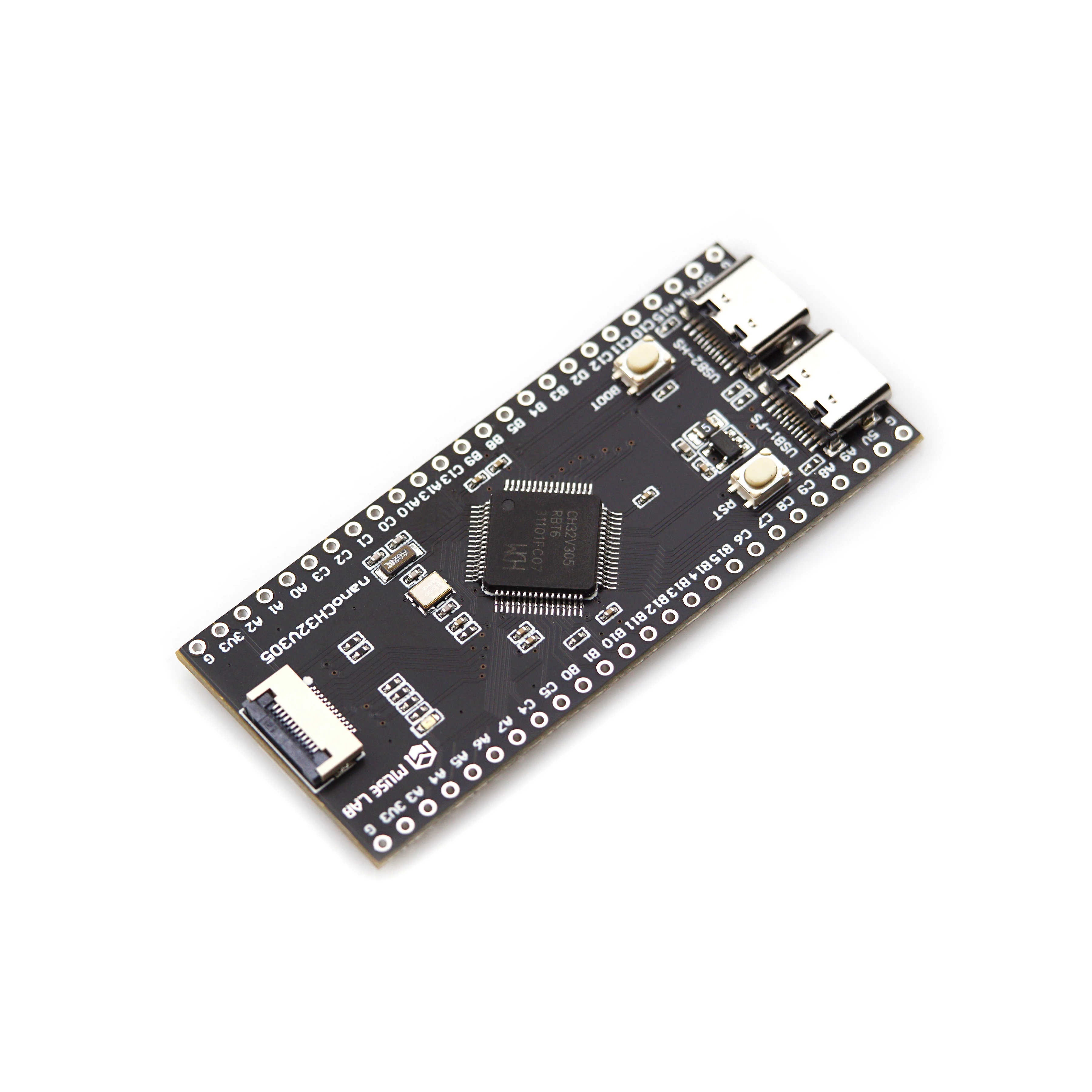 nanoCH32V305   WCH RISC-V  TYPE-C ̽ USB2.0  LCD ̽ SD ī   ҽ