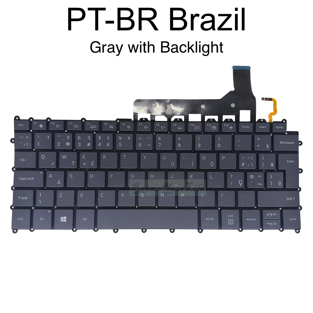 Teclado Retroiluminado para Samsung Galaxy Book s Np767xcm 767xcm K01 K02 K01br K03br Brasil para Notebook - Imagem 3