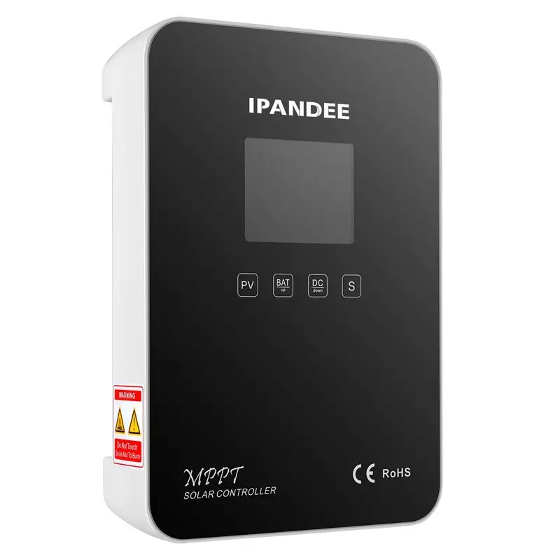 Ipandee Oem 지능형 12/24/36/48V 20A 30A 40A 50A 60A Mppt 태양 충전 컨트롤러 App