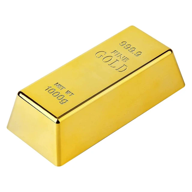Custom Made Gold 999.9 Fine Gold Bar Brick Bar 1kg Pendant 