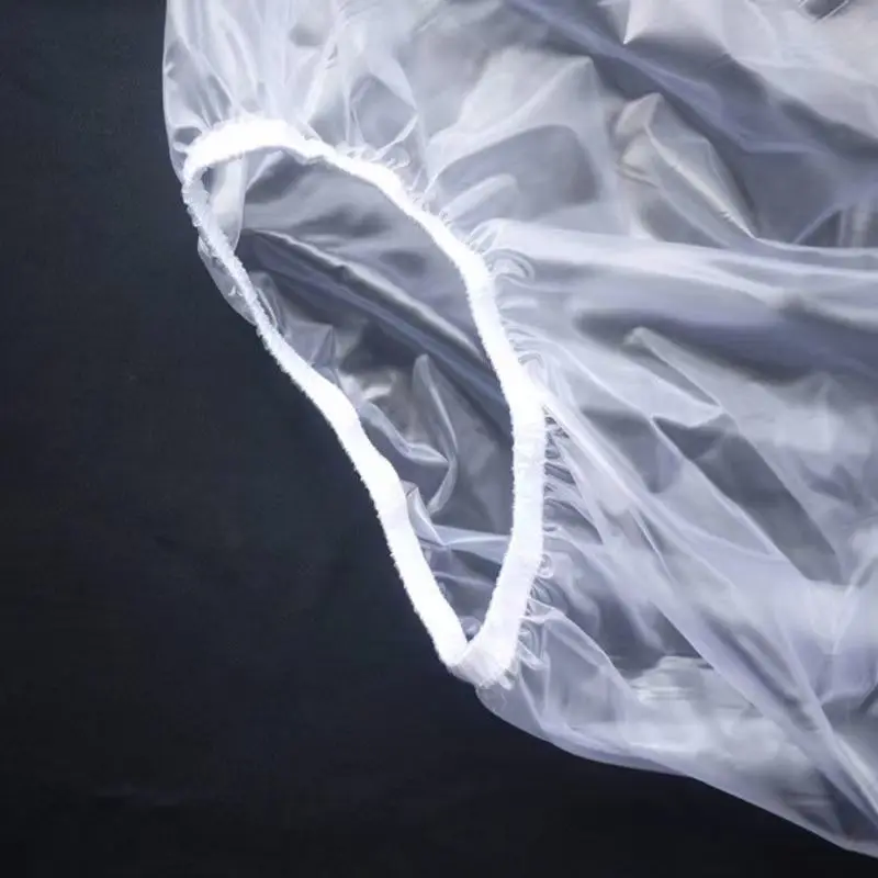 Transparent Plastic Washable Incontinence Underwear For Elderly Waterproof Adult Incontinence Pants With Urine Pocket ABDL