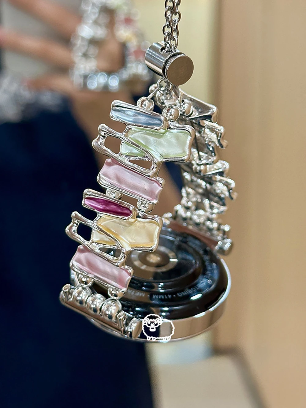 Luxury Rainbow Diamonds Band: Women's Jewelry Metal Wrist Bracelet Strap