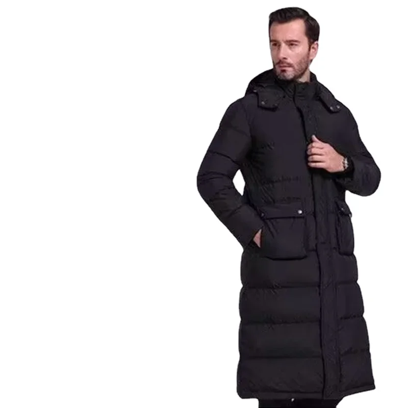 Men long down jacket new winter thickening over-the-knee big yards warm coat puffer jacket canada