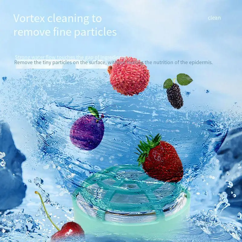 Convenient Home Small High-Power Usb Portable Fruit And Vegetable Cleaning Purifier Kitchen Vegetable Washing Strong Helper. 2