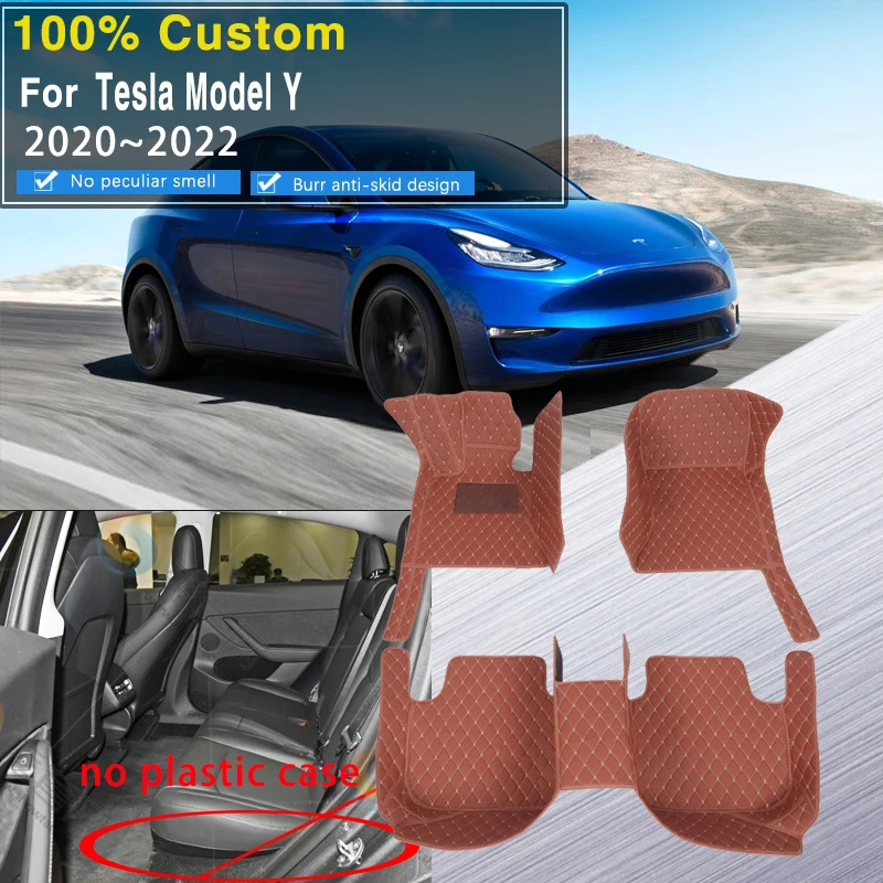 

Car Carpet Floor Mat For Tesla Model Y 2020 2021 2022 Waterproof Pads Car Mats Luxury Covers Floors Tappeto Car Accessories 2023