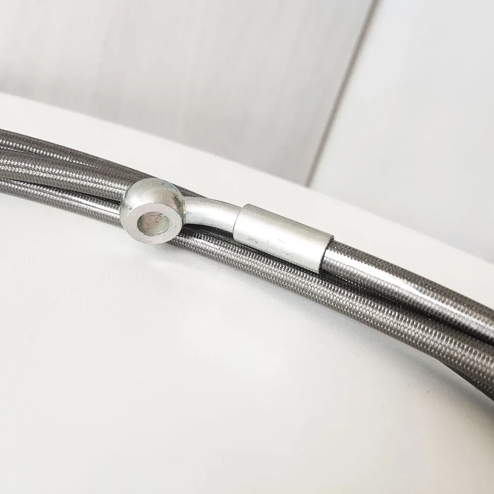Flexible Hydraulique Intrecciato Pour Huile De Frein Moto - 80 Cm De Long - Marque Uxcell - Neuf