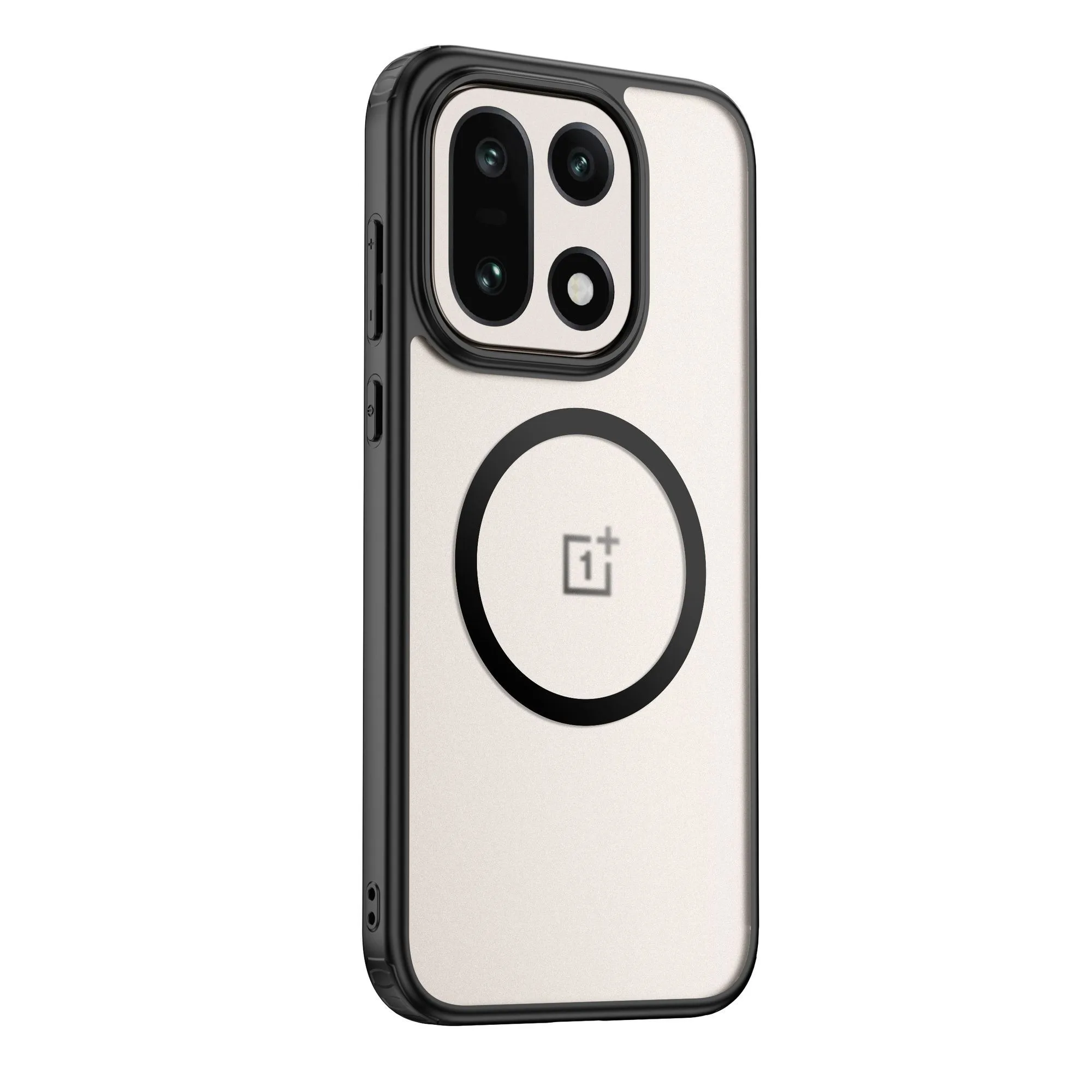 Luxury Skin Feel Acrylic Magnetic Phone Cover with Wireless Charging Capability