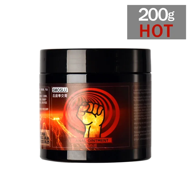 Anal Lubricant Oil Gel Sex Fist Analgesic For Men Women Anti-Pain Butt Lubrication Grease Sexo Cream Gay Adult sexual lubricant