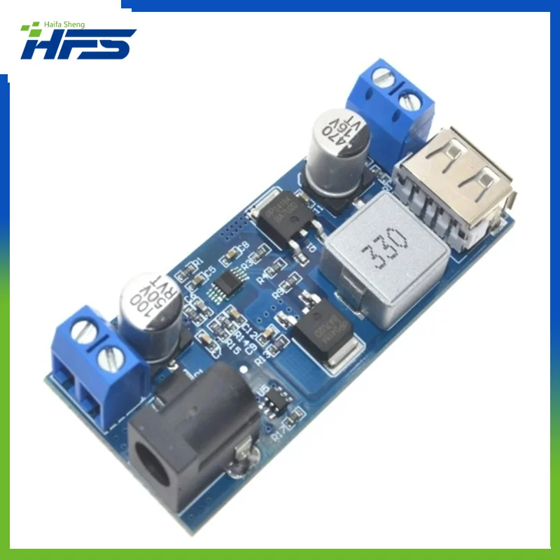 

DC-DC 24V/12V To 5V 5A Step Down Power Supply Buck Converter Replace LM2596S Adjustable USB Step-down Charging Module For Phone