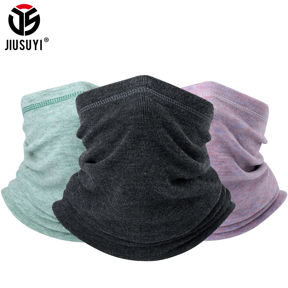 Winter Neck Warmer Fleece Neck Gaiter Tube Windproof Face Mask for Cold Weather 