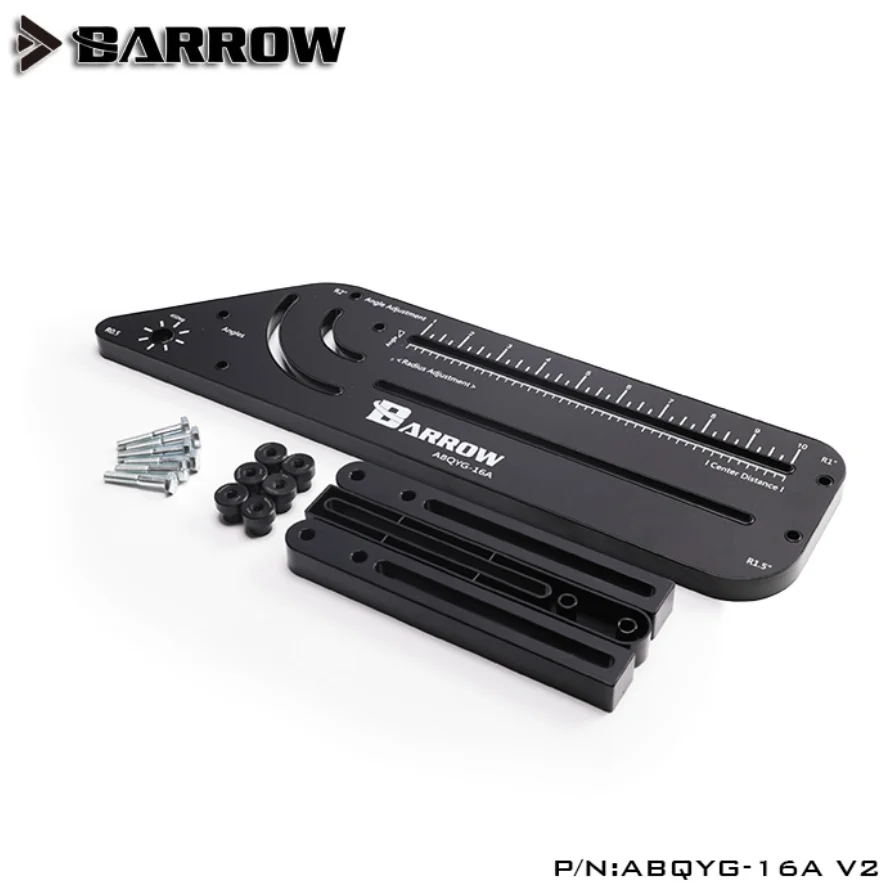 Barrow Abqyg16a v2 Multi-ângulo Acrílico Pmma Petg Tubo Rígido Rígido Refrigeração a Água do Computador - Imagem 4
