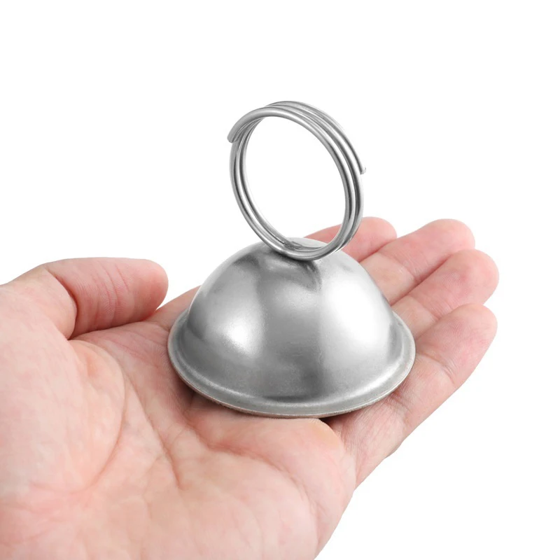 Ins Creative Stainless Steel Card Holder Silver Minimalism Memo Clips Metal Message Photo Place Stands Home Office Accessories