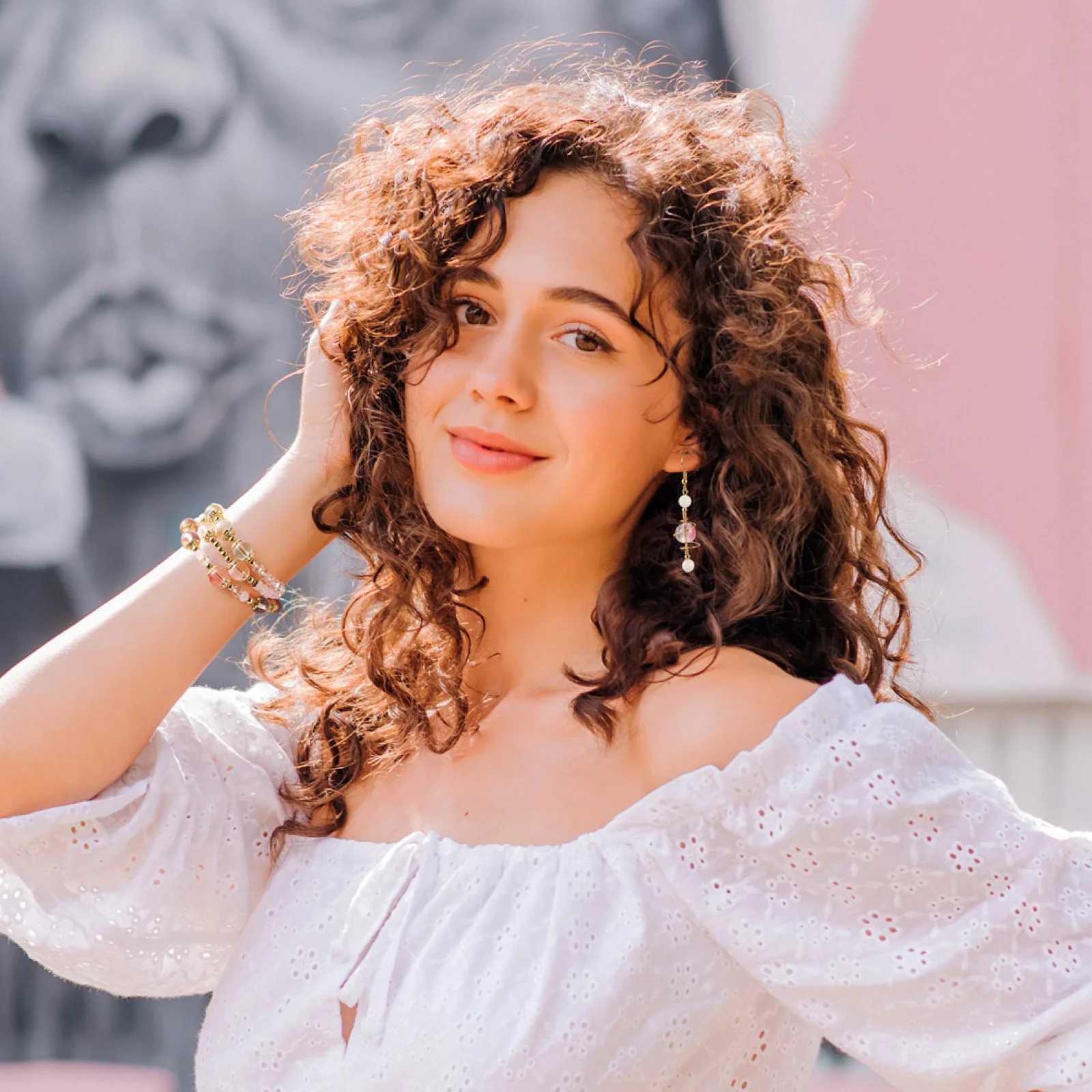 120Pcs 10mm Double Colored Round Glass Beads Loose Spacer Beads for Jewelry Bracelet Necklace Earring Making DIY Accessories