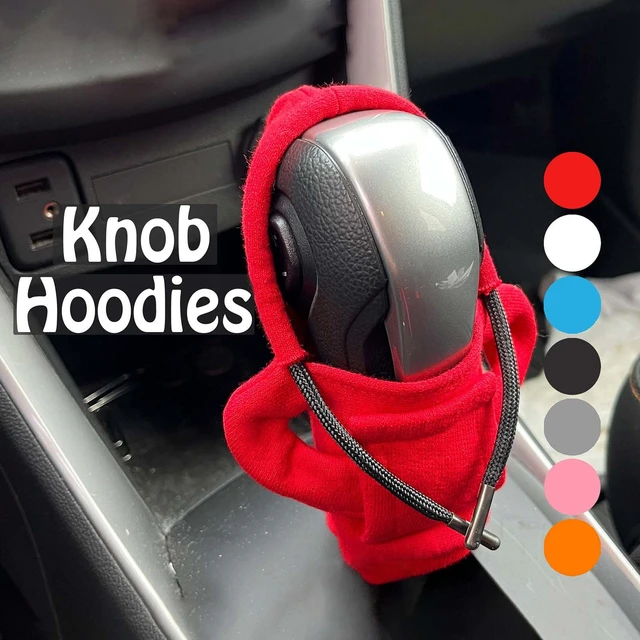 Auto-Schaltknauf-Hoodie-Sweatshirt Auto-Interieur, lustige Schaltknauf- Hoodie-Abdeckung, hält Ihren Schalthebel schön und warm