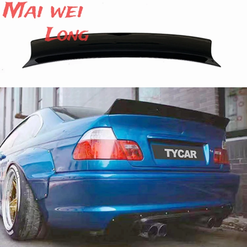 

Высококачественный Автомобильный задний спойлер для багажника, удлинитель крышки крыла для BMW E46 Sedan, 4-дверный 1999-2006, спойлер для заднего крыла