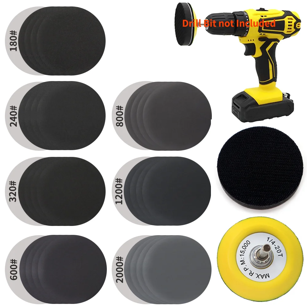 75mmSandpaper1802000GritHighPerformanceHeavyDutySilicon