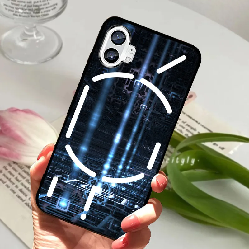 Shockproof Black Bumper Back Phone Case