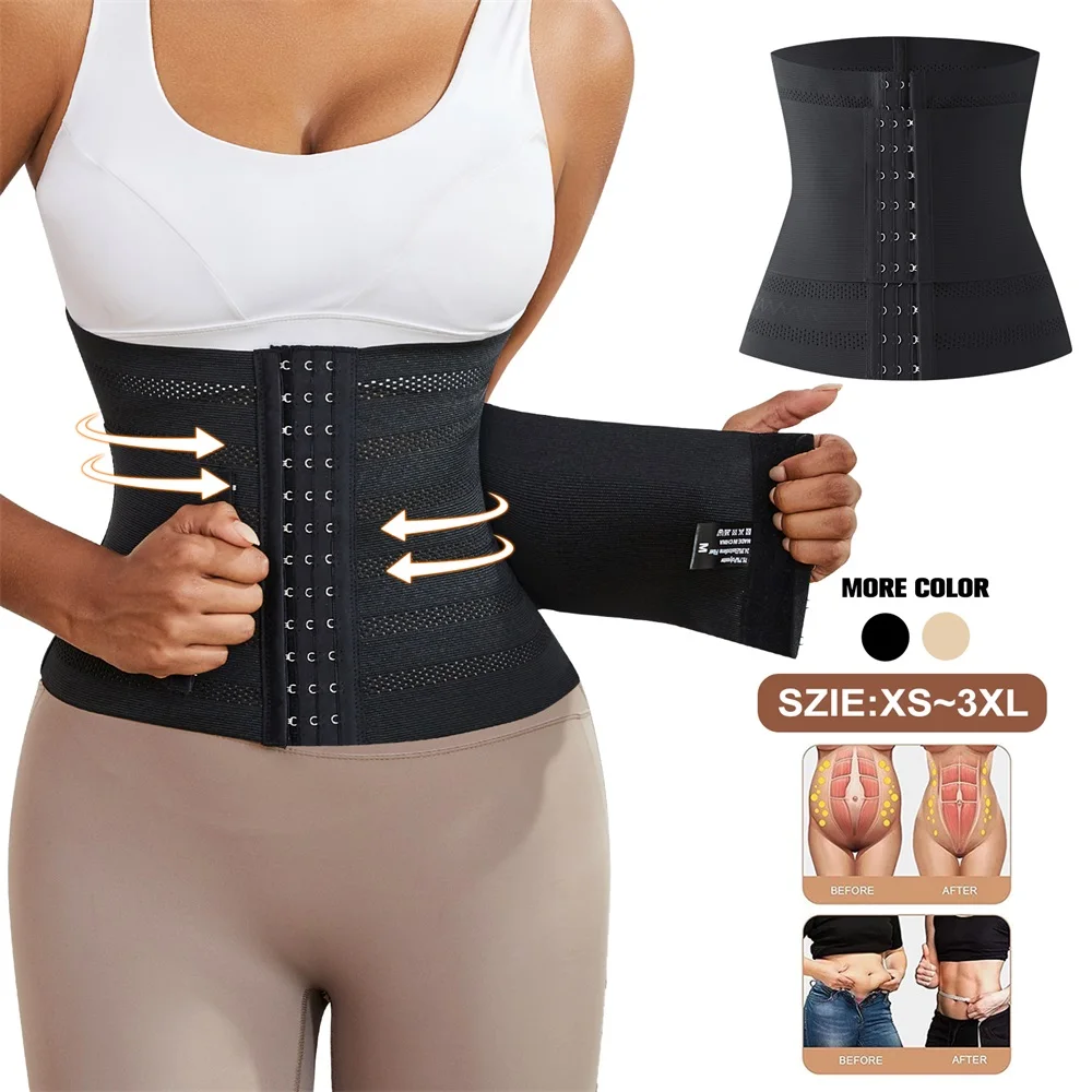 MISTHIN Abdomen Tightening Fajas Shapewear Waist Trainer Posture Corrector Bodysuit Body Shaper High Compression Tummy Girdle