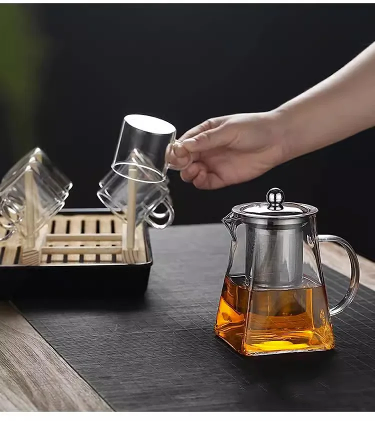 Teaware Transparent Borosilicate Glass Teapot