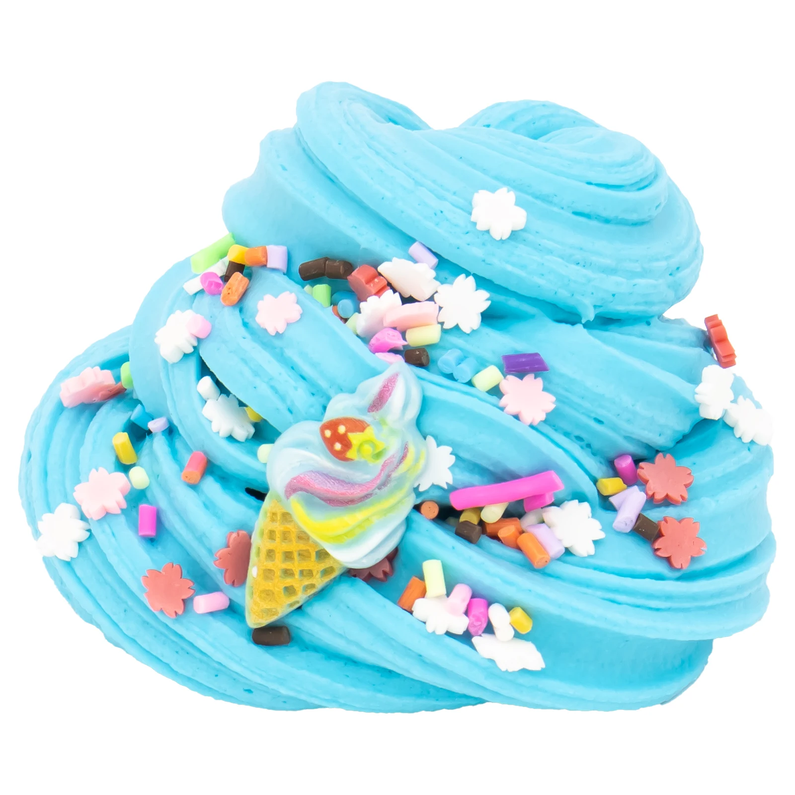 Slime Kit Fluffy Slime 3Packs 70ml Butter Fluffy Slime Set Watermelon Slime DIY Making Set Birthday Gifts Non Sticky Super Soft Sludge Polymer Clay Toy
