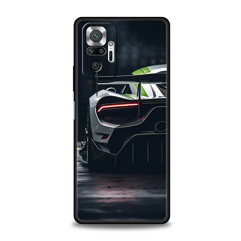 Sleek Super Car Sport Phone Case - Premium Black Cover