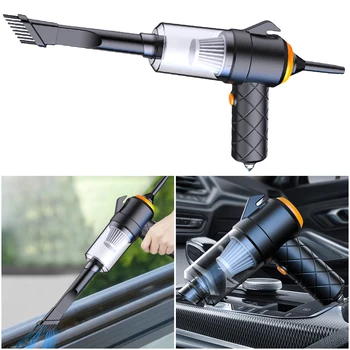 6 In 1 Blowing & Suction Vacuum Cleaner 3500PA Strong Suction Mini Handheld Cleaner Multifunctional for Car Home Office Cleaning 1