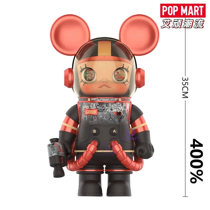 Genuine Space Molly 100% 400% Mickey Minnie Figure Disney Mega