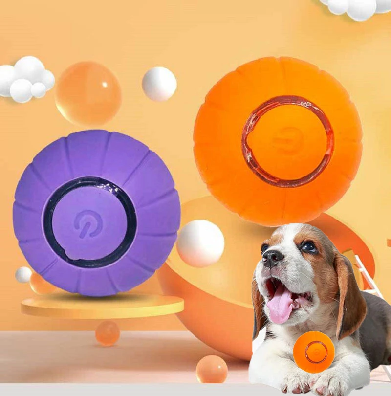 Automatic Smart Dog Toys Electric Rolling Dog Ball Interactive Toys