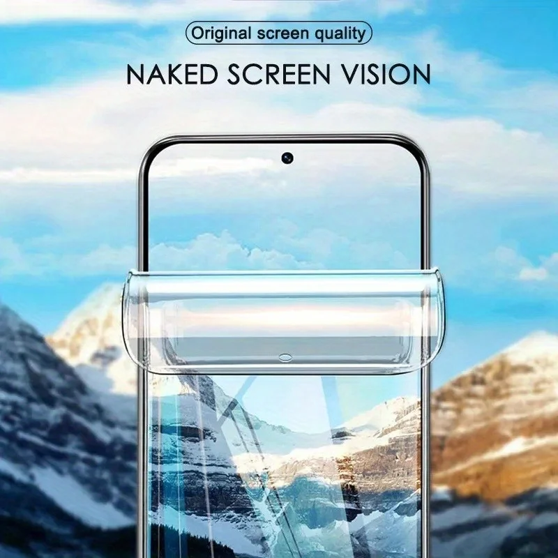 3-Pack Hydrogel Anti-Scratch & Fingerprint-Resistant TPU Film