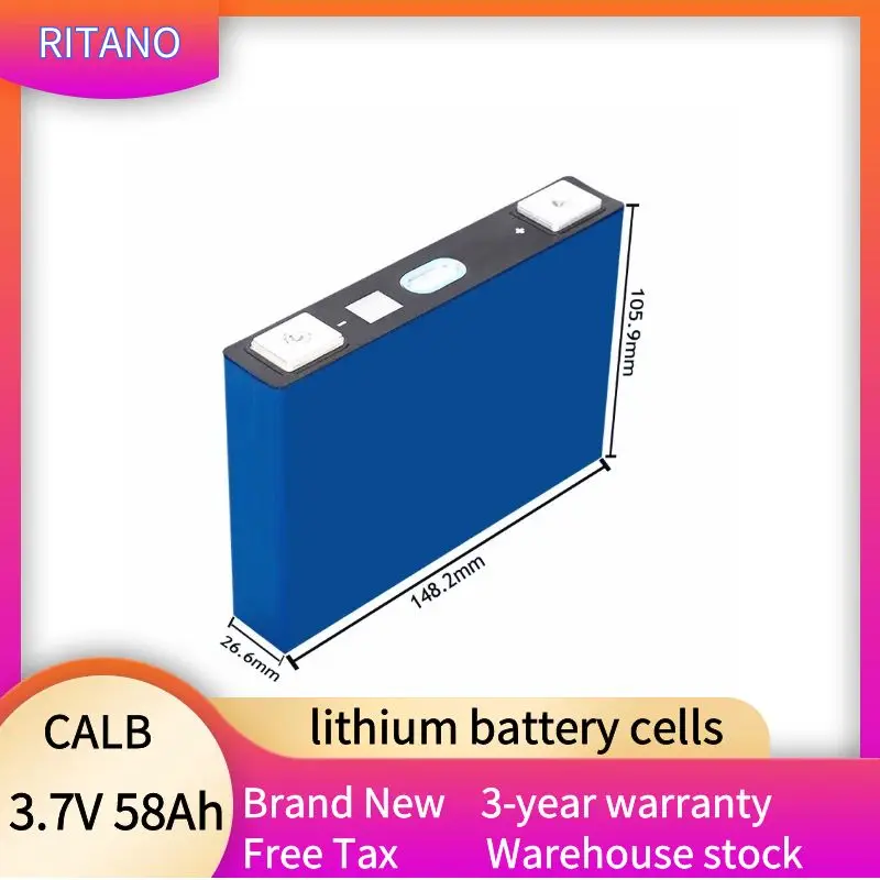 

Nmc Cell 3.7v Grade A 3.7v CALB 58AH Prismatic Cell CATL NMC 3.7v Lithium ion battery for leaf EV