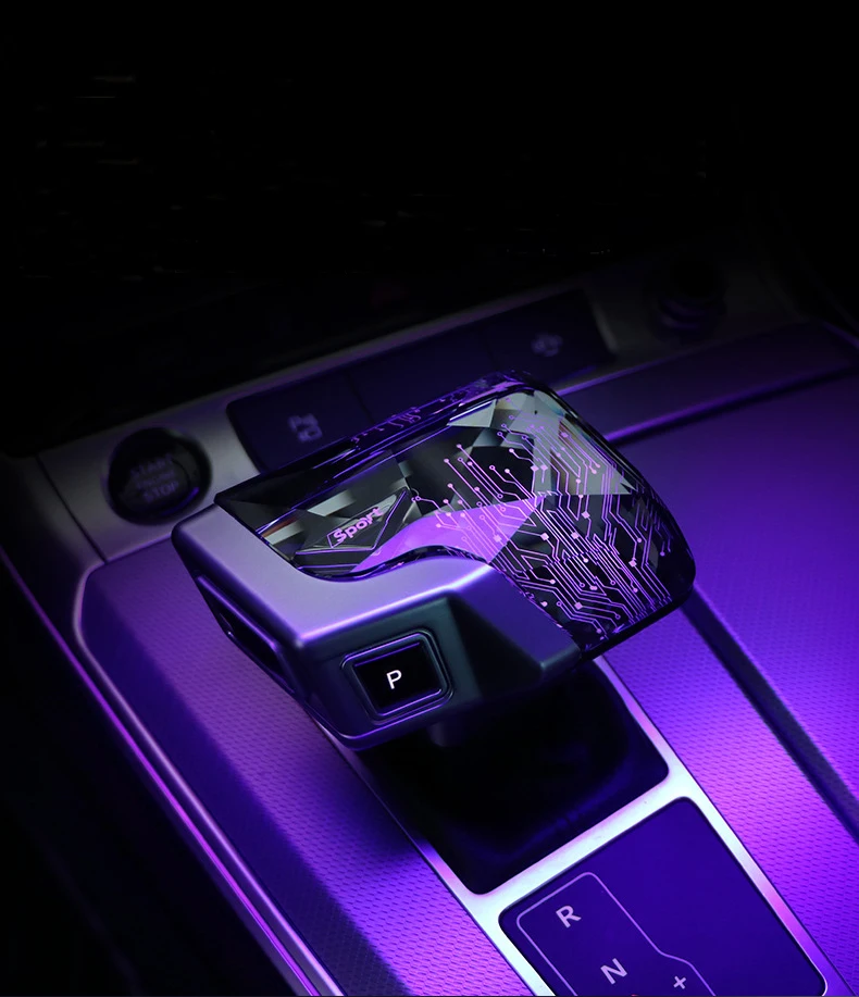 Crystal Shift Knob, LED 64 Color Suitable For Audi A4/A5/S4/S5/RS4/RS5/A6/A7/S6